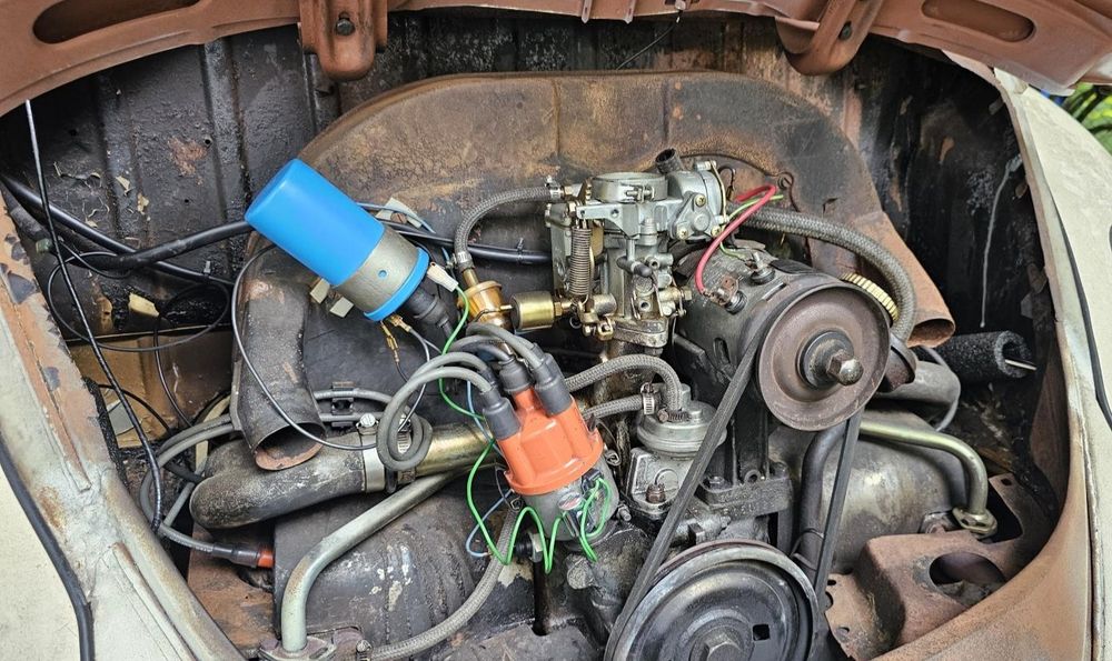 Порше 914. Двигатель. Мотор.