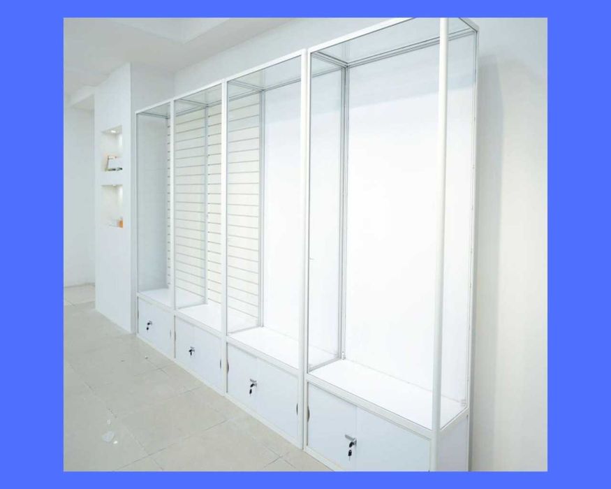 Прилавок витрина, стеклянная, metal oynaly vitrina va prilavkalar