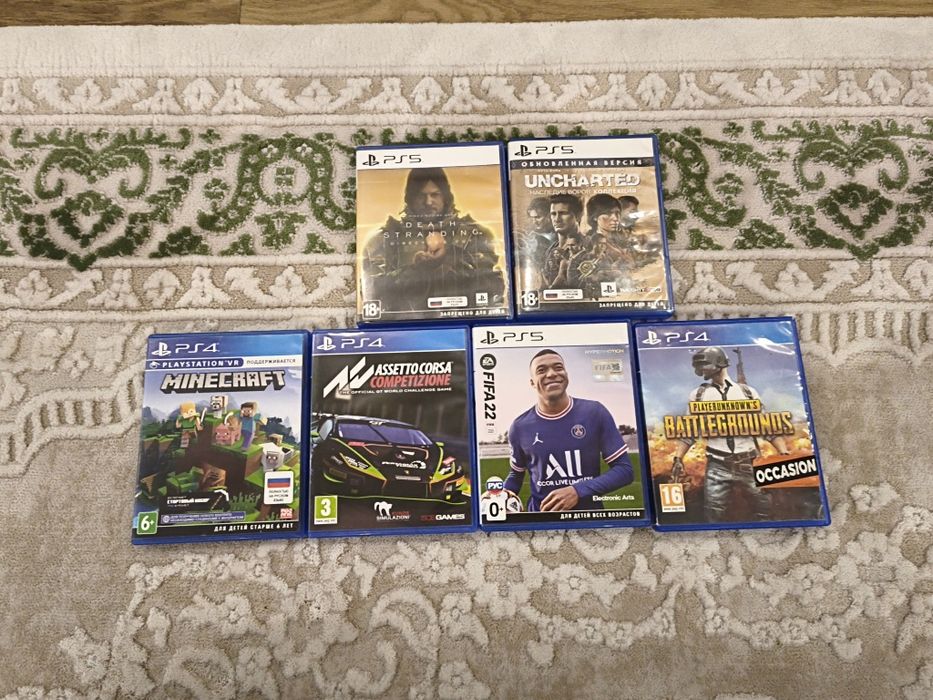 Диски на пс 5 и на мс4