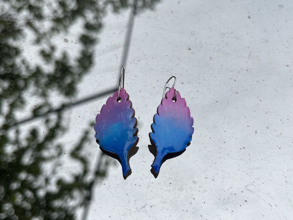 Ръчно изработени обеци - различни цветове