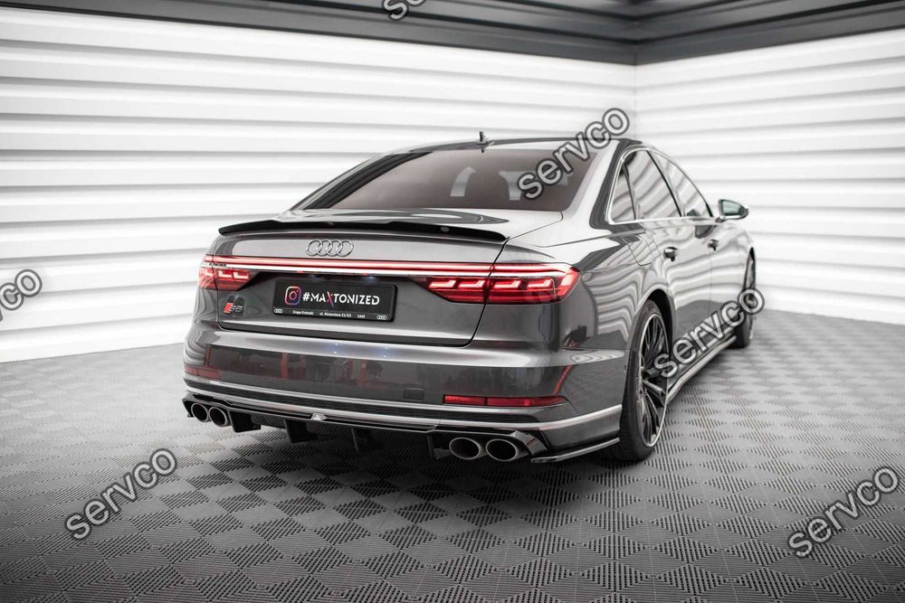 Prelungire difuzor bara spate Audi S8 A8 D5 Sline 2020- v11 Maxton
