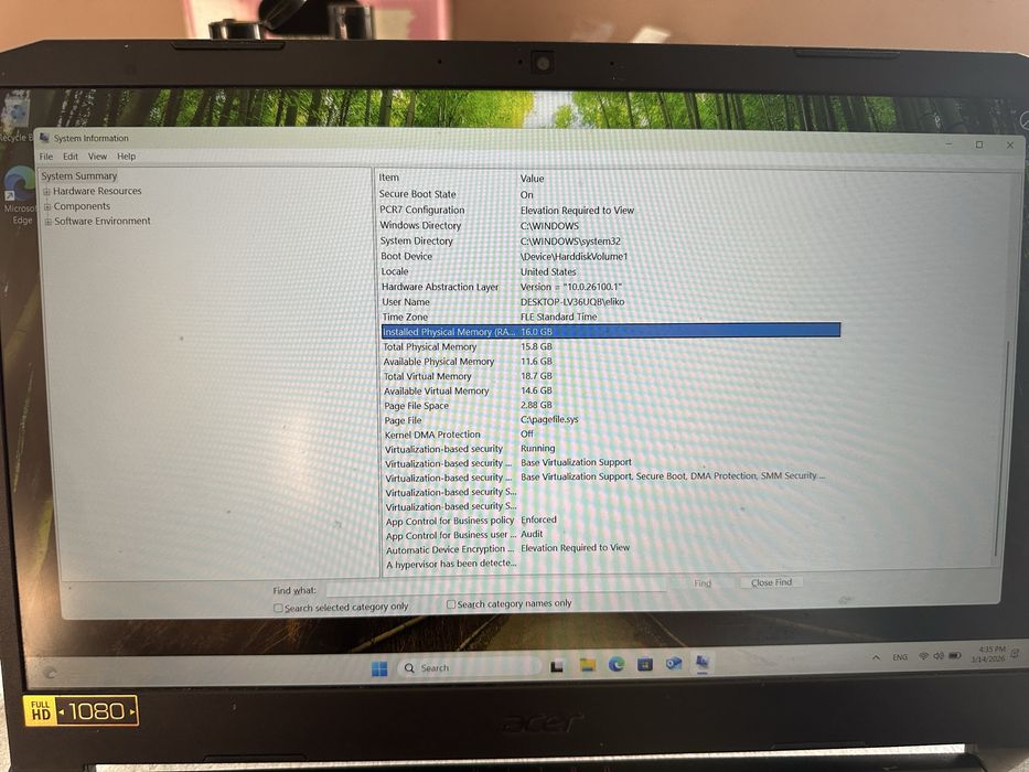 Acer Nitro 5 AN515-55 Gaming Laptop i5 / 16GB / GTX 1650 Ti / 450GB