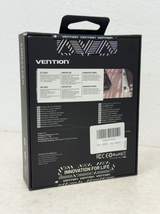 Lavaliere / Microfon Vention Clip-on // Noi Sigilate !
