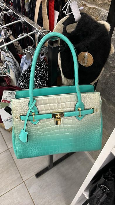 Дамска чанта мента