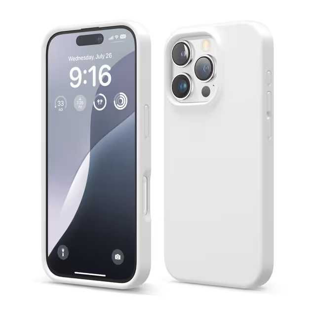 Husă iPhone 16 Pro Antişoc 6.3" – Albă