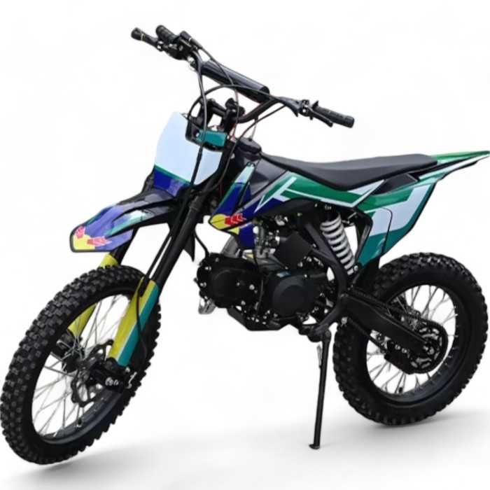 Кросов Мотор DIRT BIKE125сс, Джъмбо Гуми, 85км/ч, 7KW, Ел. старт