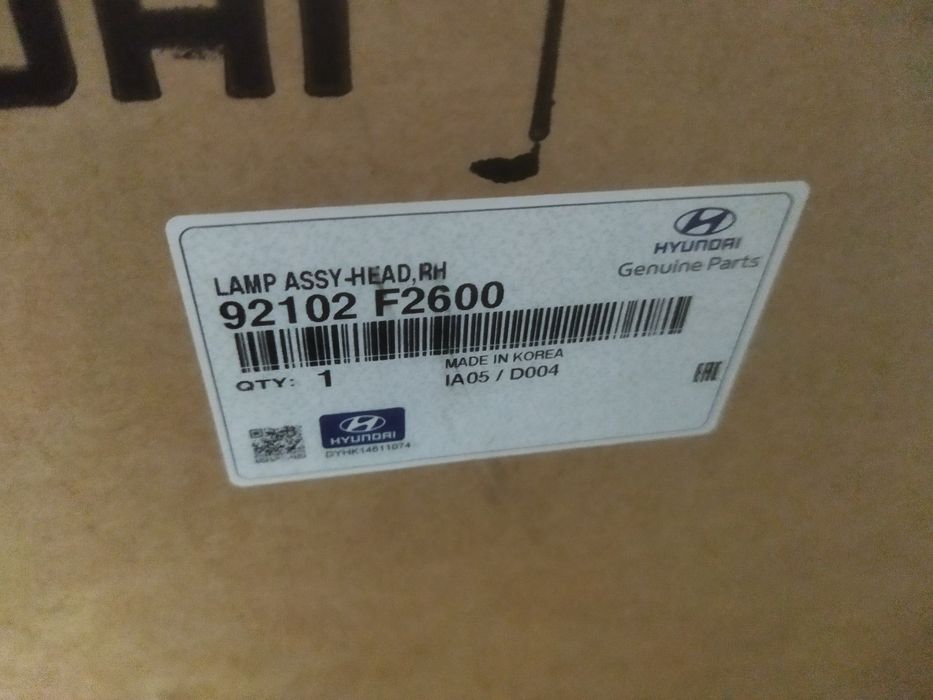 Продам фары на элантру