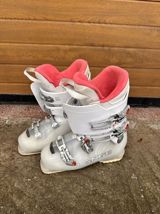 Clapari Lange alb cu roz