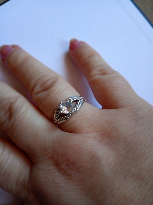 Inel logodna din argint 925, NOU