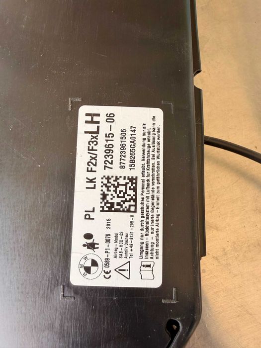 BMW F30 328i еърбег airbag – завеси, пасажерски, коленен, табло, въздушна възглавница SRS БМВ Ф30 седан