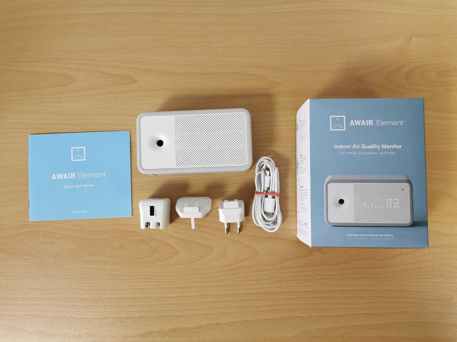 Awair Element уред за измерване на качеството на въздуха у дома