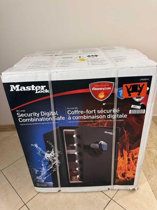 Сейф MasterLock LFW205FYC, Пожарен сертификат, Удароустойчив
