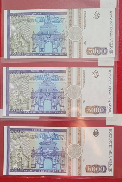 Bancnota 5000 lei 1992/1993 Unc serie mica
