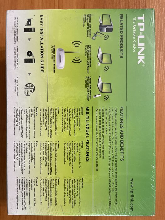 Wi-Fi адаптер TP-Link TL-WN781ND (PCI Express)