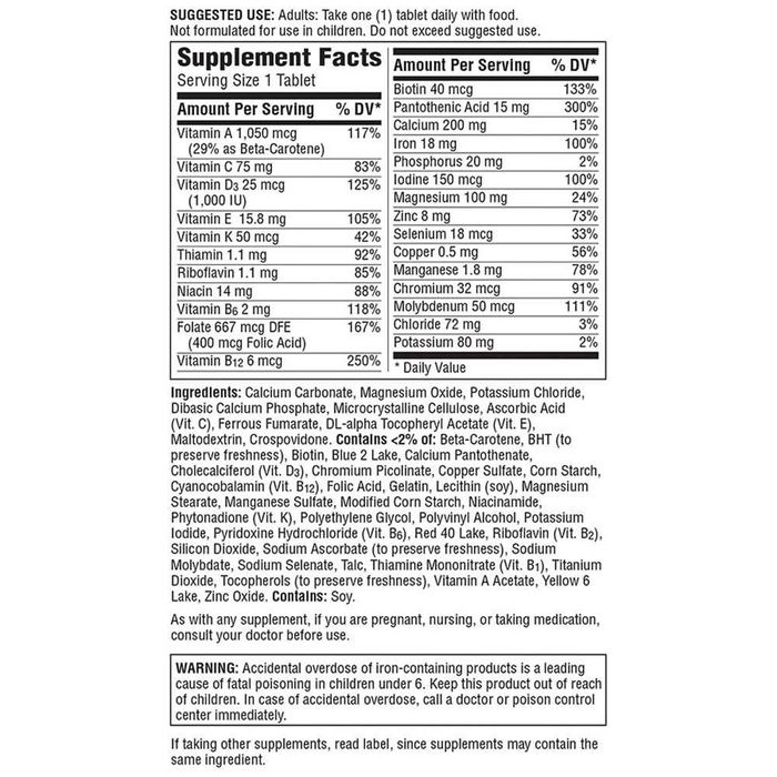 Мультивитамины женские Центрум 120шт Centrum Women из Америки