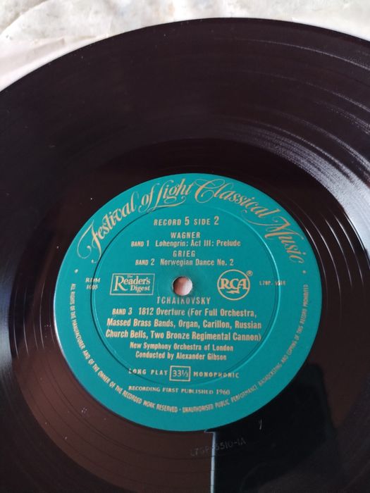 Lot 5Viniluri muzică clasică orchestra operă Viena,Roma,Londra.an 1960