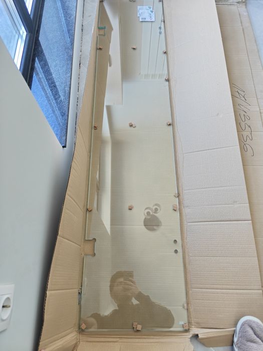 Стъклена душ кабина 80х80 см