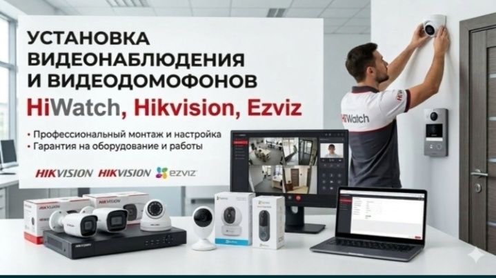 Установка системы видио наблюдения