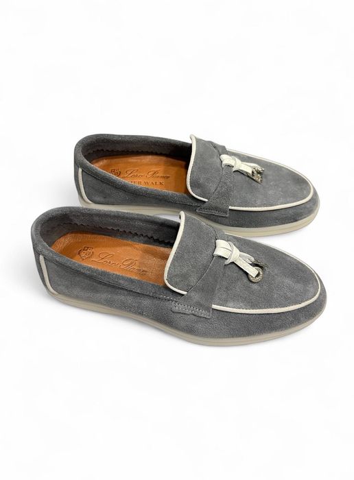 Дизайнерски мокасини от естествен велур LP