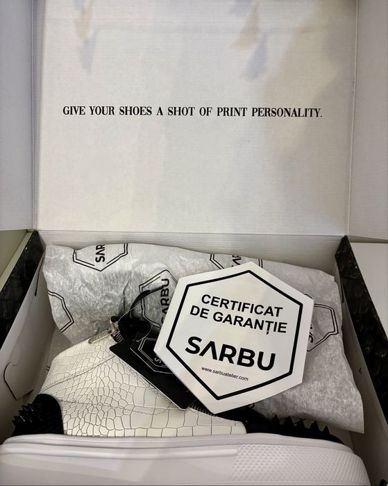 Adidași SARBU custom piton&crocodil
