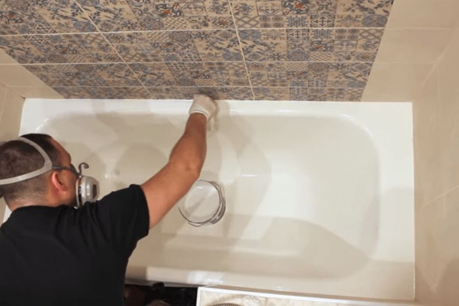 Реставрация Ванн наливным акрилом