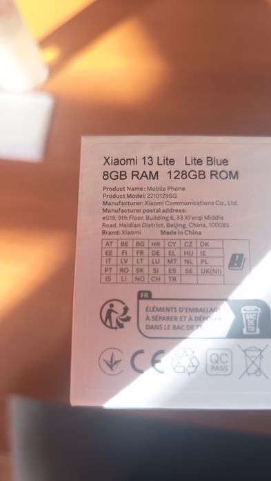 Продаю xiaomi 13 lite
