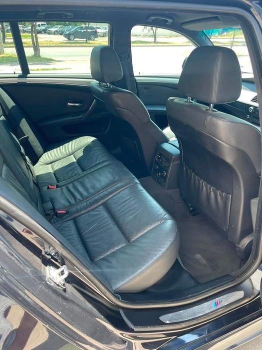 Черно кожено рекаро за BMW E61