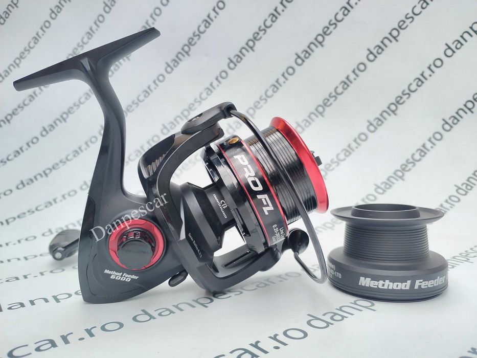 Mulinetă Feeder si Crap PRO FL Method Feeder 6000 tambur Long Cast