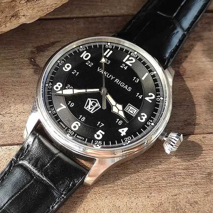 Vakuy Rigas 44 mm German Pilot Automatic Seiko Nh35