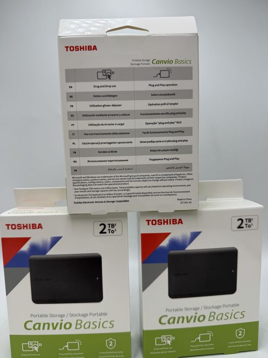 HDD Toshiba Canvio Basics 2TB Sigilat Livrare Prin Curier Cu Verificar