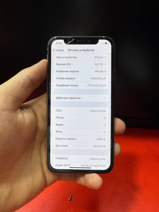 IPhone X   256gb