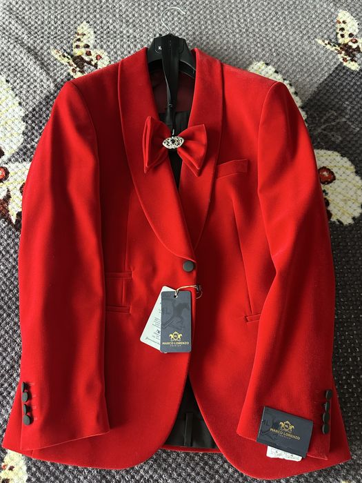 Costum Marco Lorenzo Red Velvet