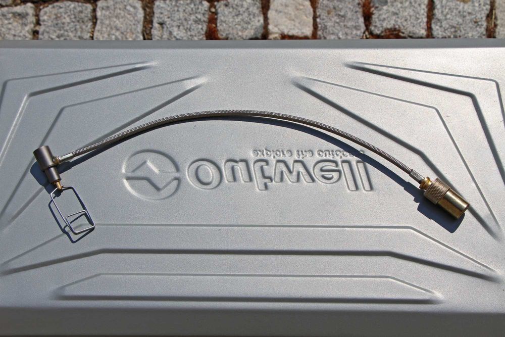 Двоен газов котлон за къмпинг на датската фирма "Outwell", модел Annatto. Нов.