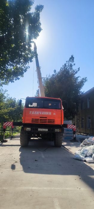 Услуга Автокран вездеход 25тонн  автокран хизмати вездеход