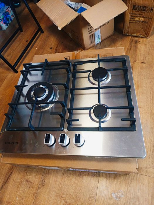 PLITA PE GAZ cu aprindere electrica din inox