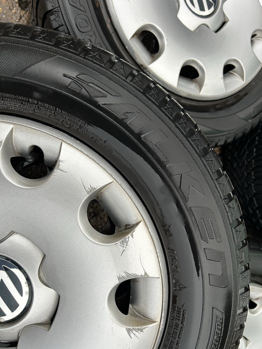 5х112 15 с зимни гуми 195 65 15 vw golf 5 pasat touran kadi