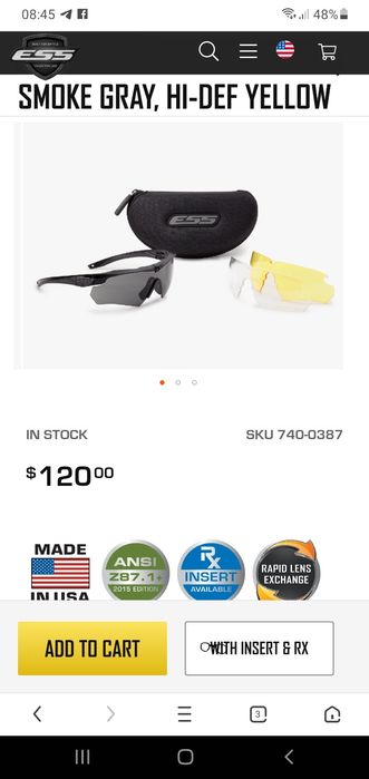 Очки и Америки для CrossBow