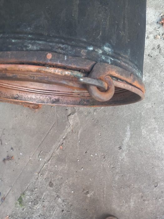 Căldare si accesorii din cupru masiv, lucrate manual anii 80