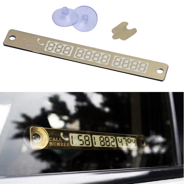 Табличка с номером телефона