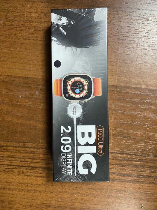 Смарт-часы T900 Ultra BIG. Часы телефон фитнес здоровье помощник.