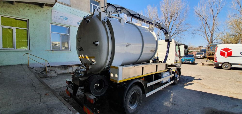 Autovidanja, vidanja combinata, woma, 8000 litri, DAF LF