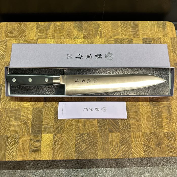 Cutit bucatar Fujitora Tojiro DP VG10 210 mm Gyuto japonez
