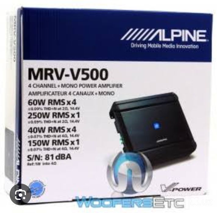 продам усилитель alpine в очень хорошем состоянии
