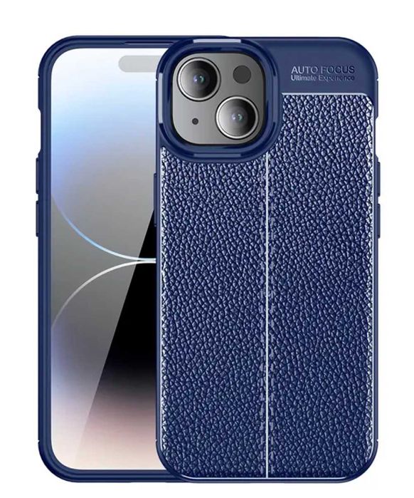 Husa Premium Antisoc model PIELE pentru iPhone 14 , 14 Pro Max