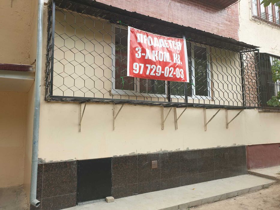 3х комнат квартира на Ц-26 (Чорсу, Версал) с новым ремонтом (3/1/4)