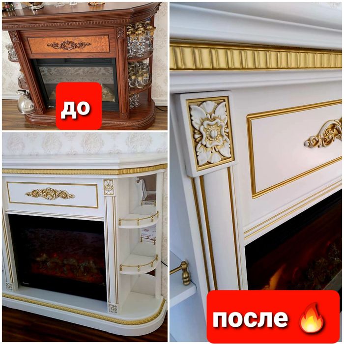 Реставрация Покраска Перекраска ФасадовКорпуснойМебели и МягкойМебели