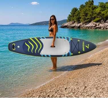 Надуваем сърф SUB board до 150кг пълен комплект с калъф, гребло, помпа, седалка и ПОДАРЪЦИ