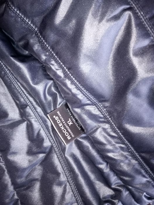 Кожено яке Rockeds тъмно синьо