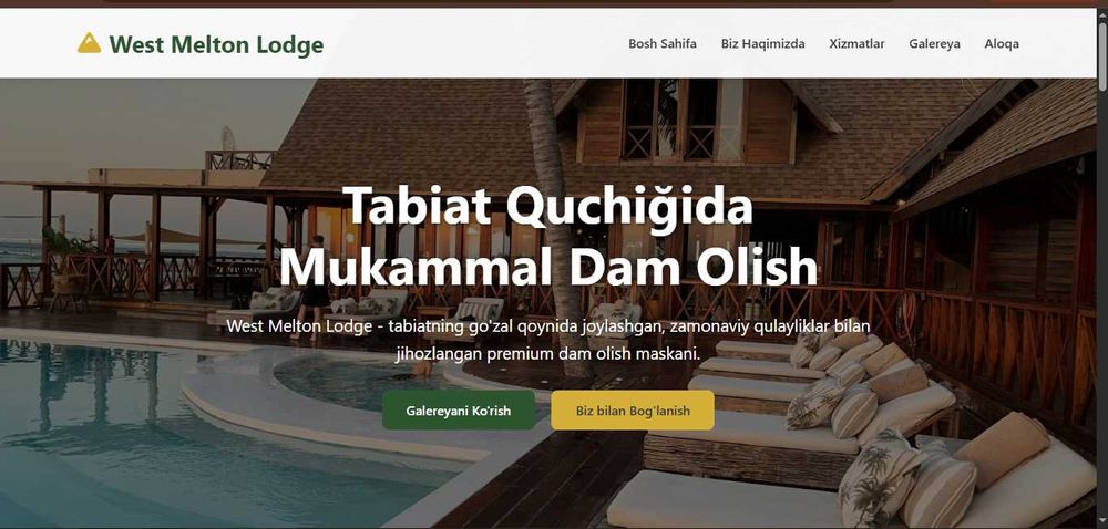 Men zakazga sayt yasayman landing page