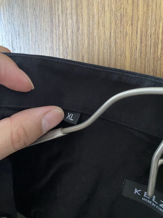 Черная Мужская рубакша L